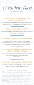 5 creativity facts - samantha garner